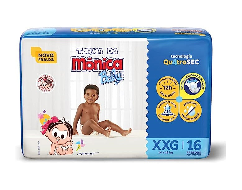 TURMA DA MÔNICA FRALDA JUMBO