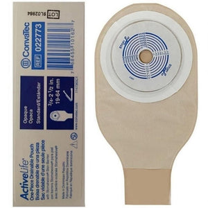 ACTIVE LIFE BOLSA DE COLOSTOMIA DRENAVEL OPACA 19-64MM RECORTAVEL DE UMA PEÇA CONVATEC