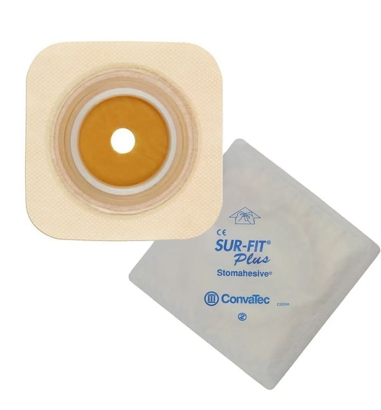 SURFIT PLUS PLACA STOMAHESIVE C/ADESIVO MICROPOSO 38MM CONVATEC
