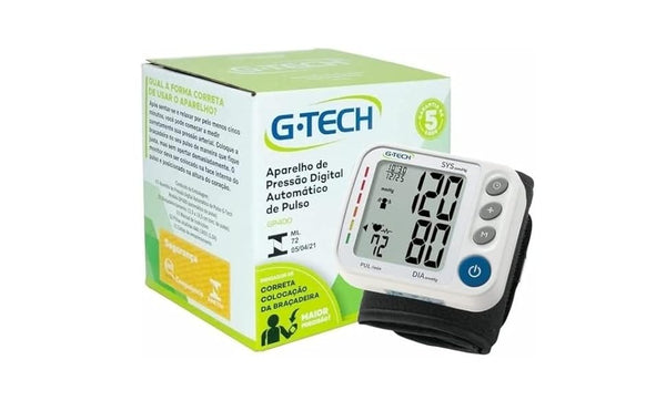 APARELHO PRESSAO DIGITAL PULSO GP400 G-TECH