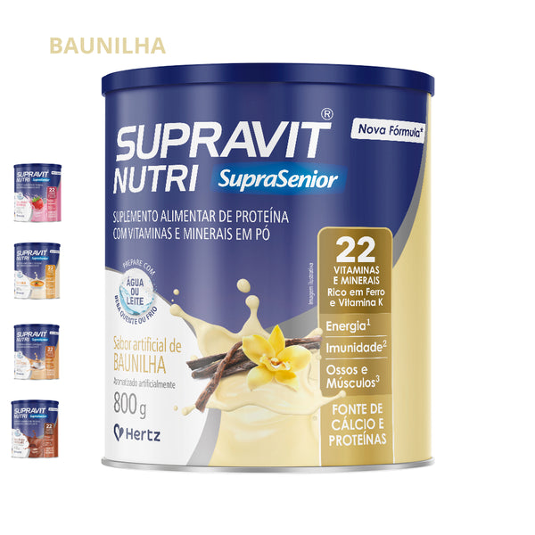 SUPRAVIT NUTRI BAUNILHA LATA 400G - HERTZ