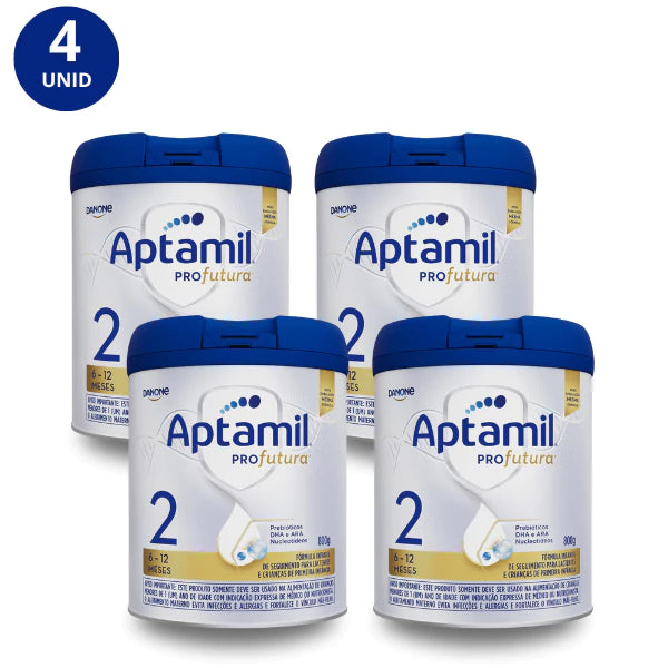 KIT 4X APTAMIL PROFUTURA 2 800 GRAMAS BR