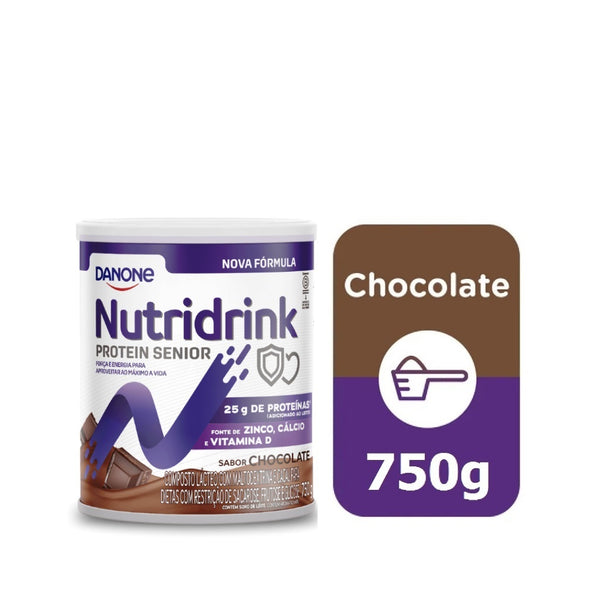 Nutridrink Protein Sênior - Chocolate 750g Danone