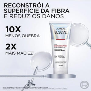 Kit Elseve Bond Repair L'Oréal  Pré Shampoo 200ml + Shampoo 250ml + Condicionador 200ml + Máscara Tratamento 200g