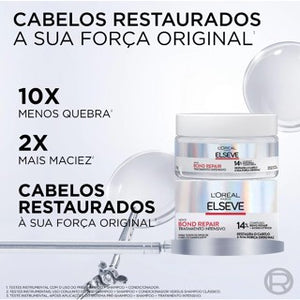 Kit Elseve Bond Repair L'Oréal  Pré Shampoo 200ml + Shampoo 250ml + Condicionador 200ml + Máscara Tratamento 200g
