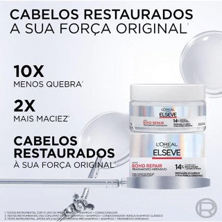 Kit Elseve Bond Repair L'Oréal  Pré Shampoo 200ml + Shampoo 250ml + Condicionador 200ml + Máscara Tratamento 200g