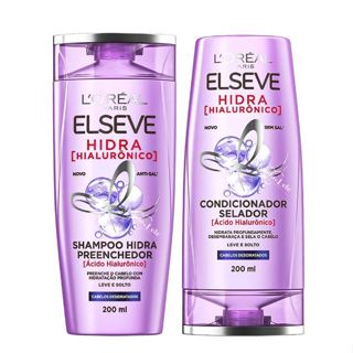 Kit Elseve L'Oréal Paris Hidra Hialurônico - Shampoo 200ml + Condicionador 200ml