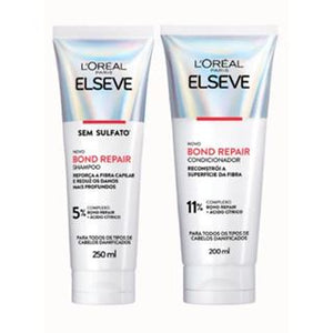 Kit Elseve L'Oréal Paris Bond Repair Shampoo 250ml + Condicionador 200ml