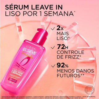 Sérum Leave-In Elseve Liso dos Sonhos L'Oréal Paris 100ml