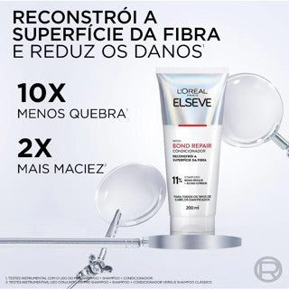 Kit Elseve Bond Repair - Pré Shampoo 200ml + Shampoo 200ml + Condicionador 200ml
