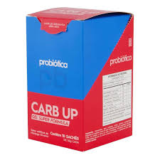 Carb Up Gel Super Fórmula Display 10 Sachês de 30g Morango Silvestre Probiotica