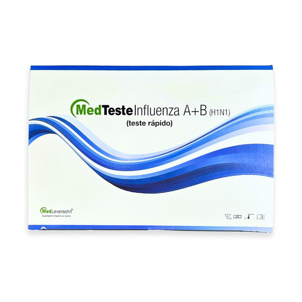 MEDTESTE INFLUENZA A+B H1N1 IFLU-C82 CX C/25 UNIDADES MEDLEVENSOHN
