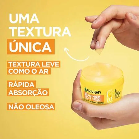 GEL DE LIMPEZA VITAMINA C 150ml + HIDRATANTE FACIAL 85G GARNIER