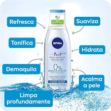 ÁGUA MICELAR FACIAL 7EM1 REFRESCANTE S/ PERFUME 200ML NIVEA