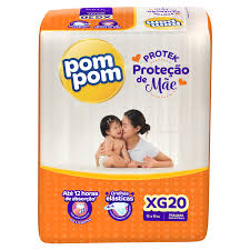 FRALDA POM POM PROTEK PROT MAE JUMBO TAMANHO XG C/20UN