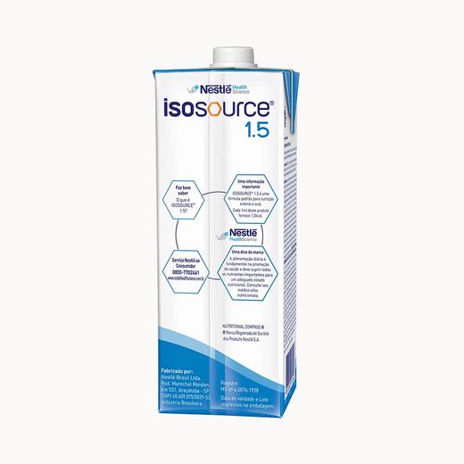 ISOSOURCE 1.5 S/SABOR ABERTO 1L NESTLÉ