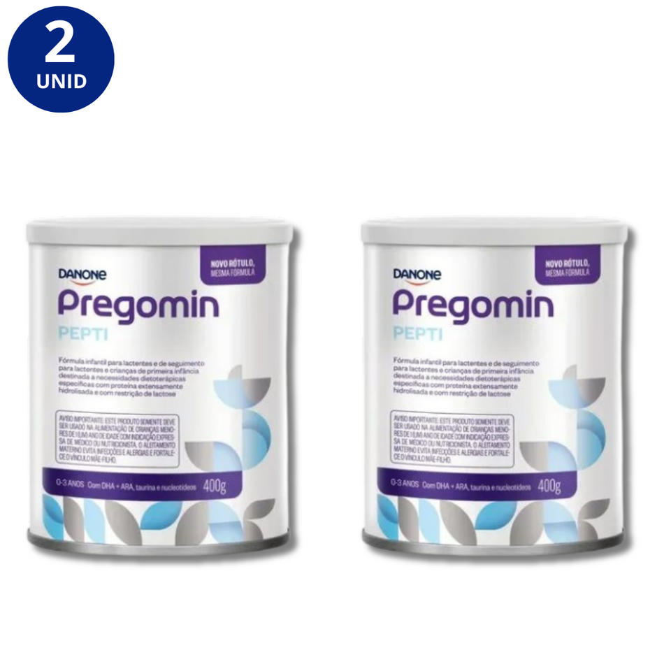 KIT 2X PREGOMIN PEPTI 400 GRAMAS BR DANONE