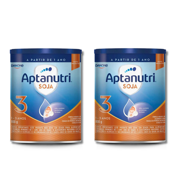 Kit 2x Aptanutri Soja 3 Lata 800g Danone
