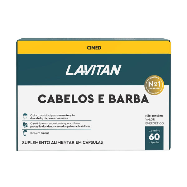 LAVITAN CABELO E BARBA COM 60 COMPRIMIDOS CIMED
