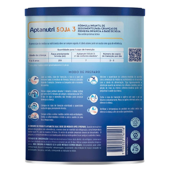 APTANUTRI SOJA 3 800G DANONE