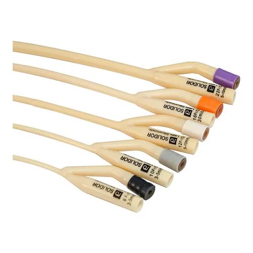 SONDA FOLEY LATEX N.14 2VIAS C/ BALAO 5-10CC ESTERIL SOLIDOR